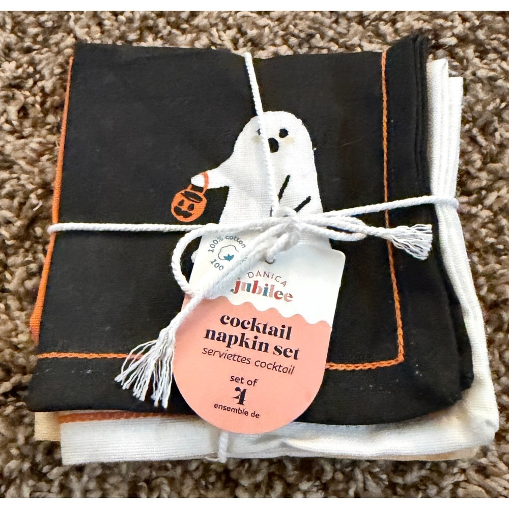 Danica-Boo Crew Cocktail Napkins (4) NWT